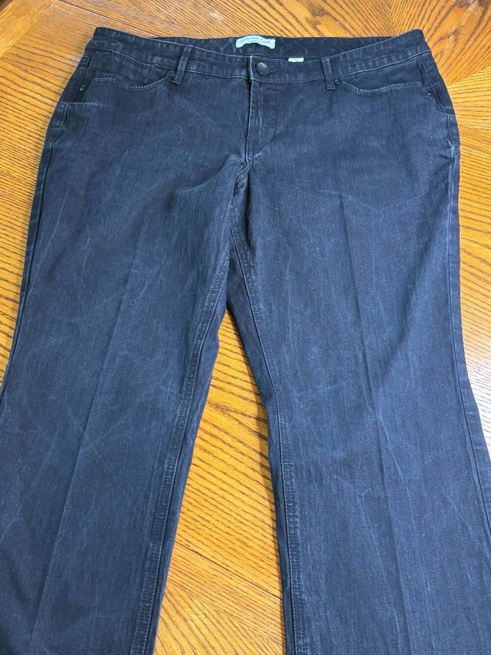 Coldwater Creek Modern Fit Women's Dark Blue Denim Jeans, Size: 16 - Picture 3 of 15